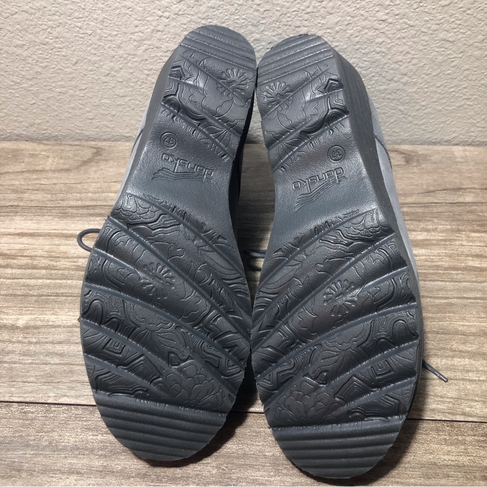 Dansko Cadee Nubuck Wedge Bootie sz 7 - Picture 6 of 15